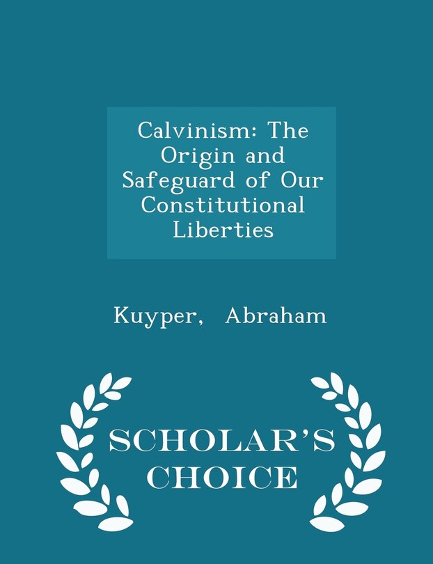 Front cover_Calvinism