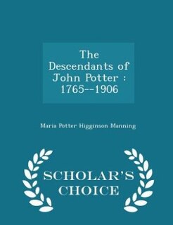 Front cover_The Descendants of John Potter