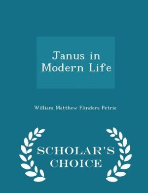 Couverture_Janus in Modern Life - Scholar's Choice Edition