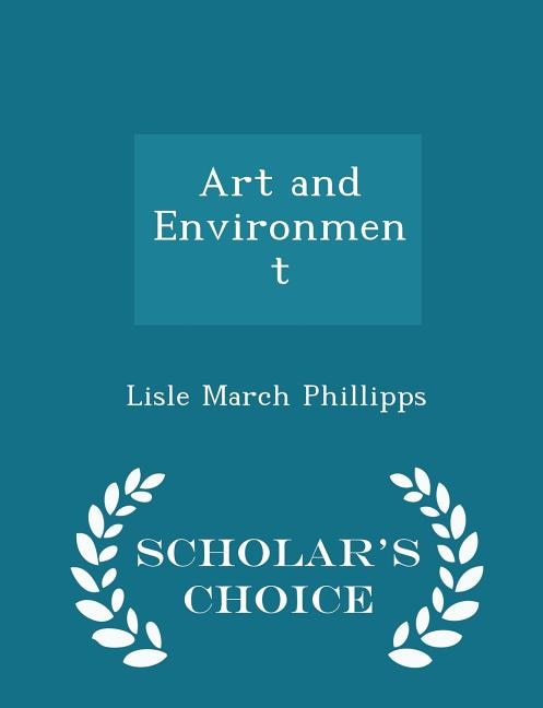 Front cover_Art and Environment - Scholar's Choice Edition