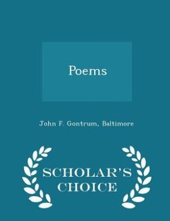 Front cover_Poems - Scholar's Choice Edition