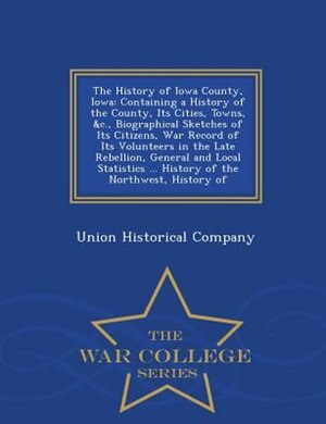 Couverture_The History of Iowa County, Iowa