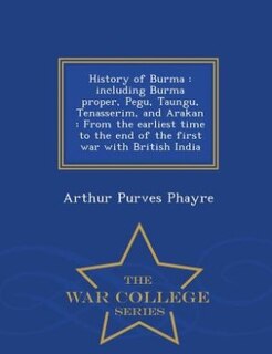 Front cover_History of Burma