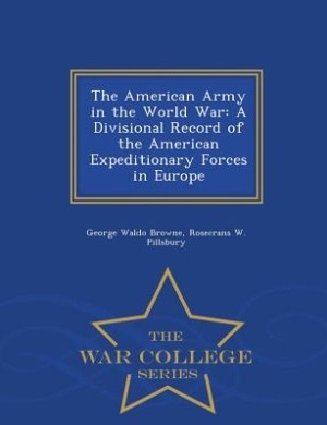 Couverture_The American Army in the World War
