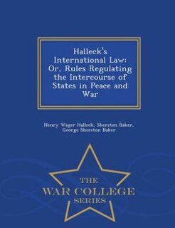 Couverture_Halleck's International Law