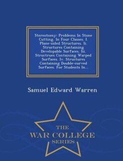 Front cover_Stereotomy