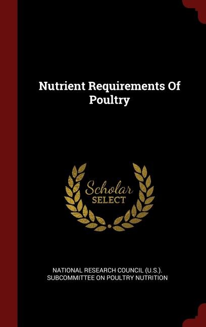Couverture_Nutrient Requirements Of Poultry