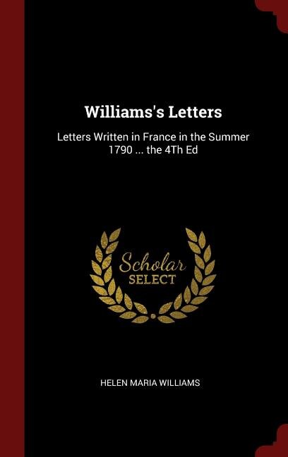 Front cover_Williams's Letters
