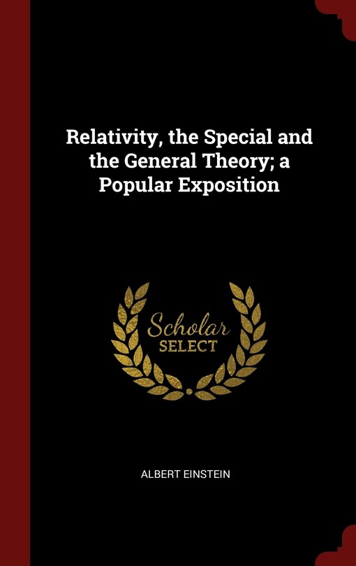 Front cover_Relativity, the Special and the General Theory; a Popular Exposition