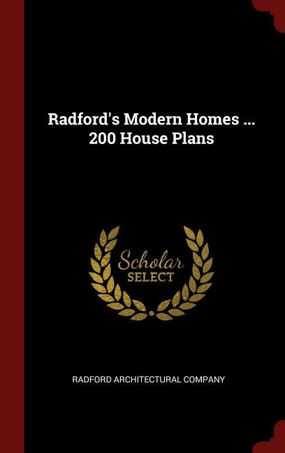 Front cover_Radford's Modern Homes ... 200 House Plans