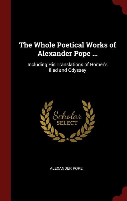 Front cover_The Whole Poetical Works of Alexander Pope ...