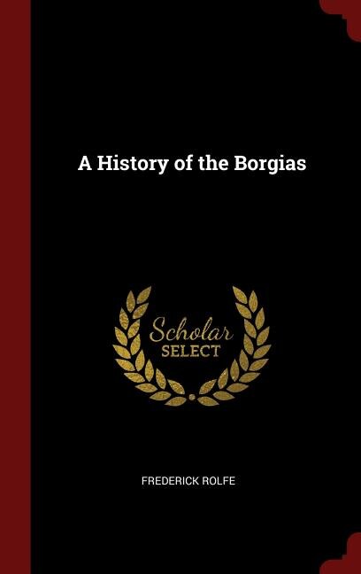 Couverture_A History of the Borgias