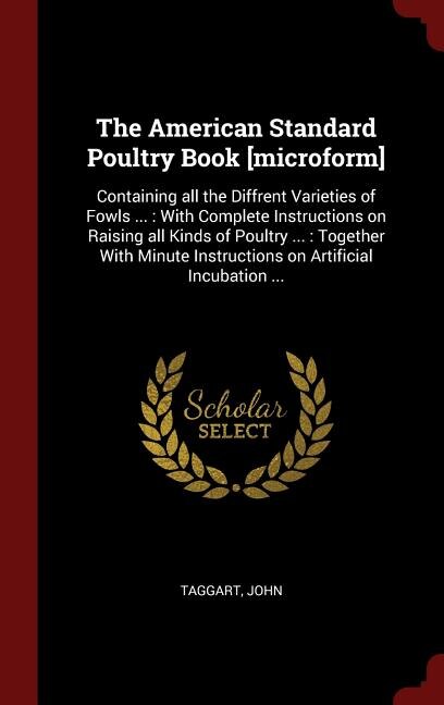Couverture_The American Standard Poultry Book [microform]
