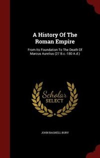 Front cover_A History Of The Roman Empire