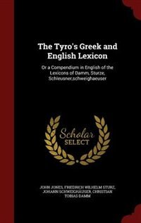 Front cover_The Tyro's Greek and English Lexicon