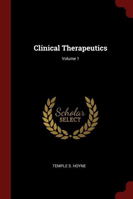 Front cover_Clinical Therapeutics; Volume 1