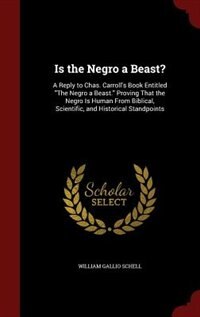 Front cover_Is the Negro a Beast?