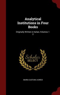 Front cover_Analytical Institutions in Four Books