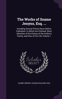 Front cover_The Works of Soame Jenyns, Esq. ...