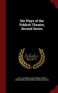 Couverture_Six Plays of the Yiddish Theatre, Second Series