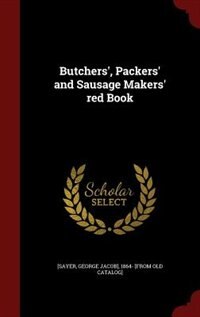 Front cover_Butchers', Packers' and Sausage Makers' red Book