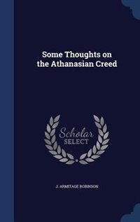 Front cover_Some Thoughts on the Athanasian Creed