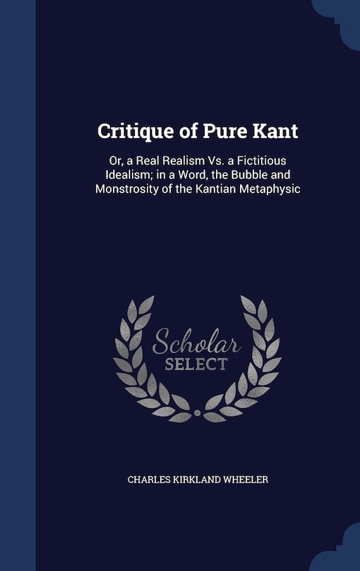 Couverture_Critique of Pure Kant