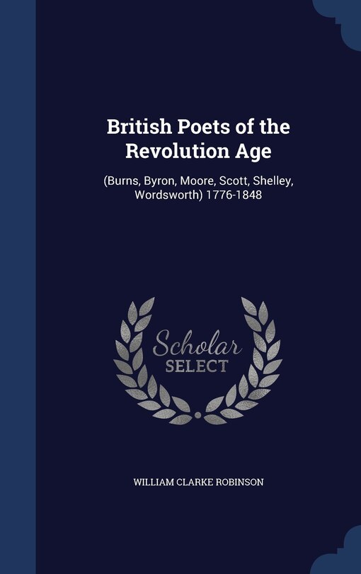 Front cover_British Poets of the Revolution Age