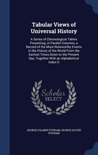 Front cover_Tabular Views of Universal History