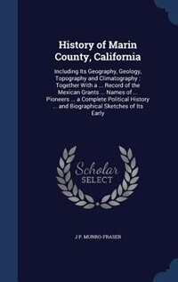Front cover_History of Marin County, California