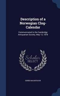 Front cover_Description of a Norwegian Clog-Calendar