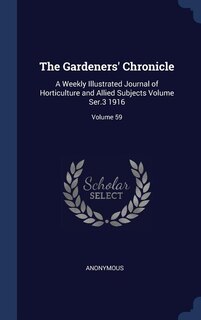 Front cover_The Gardeners' Chronicle