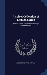 Front cover_A Select Collection of English Songs