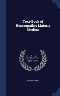 Front cover_Text-Book of Homeopathic Materia Medica
