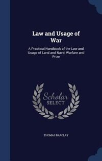Couverture_Law and Usage of War