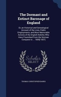 Front cover_The Dormant and Extinct Baronage of England