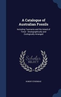 Couverture_A Catalogue of Australian Fossils