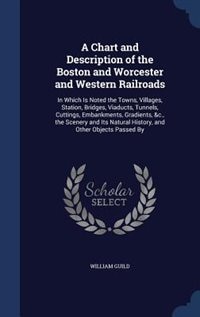 Front cover_A Chart and Description of the Boston and Worcester and Western Railroads