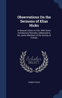 Couverture_Observations On the Sermons of Elias Hicks