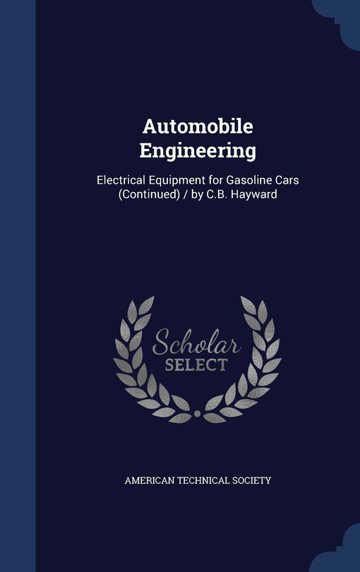 Front cover_Automobile Engineering