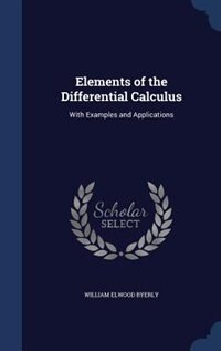 Couverture_Elements of the Differential Calculus