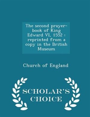 Couverture_The second prayer-book of King Edward VI, 1552