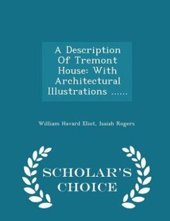 Front cover_A Description Of Tremont House