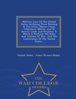 Couverture_Military Laws Of The United States
