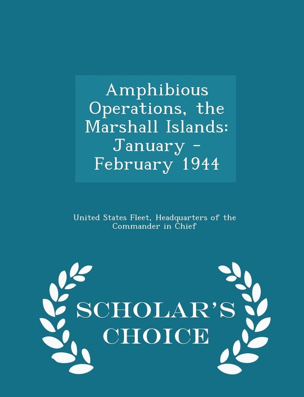 Couverture_Amphibious Operations, the Marshall Islands
