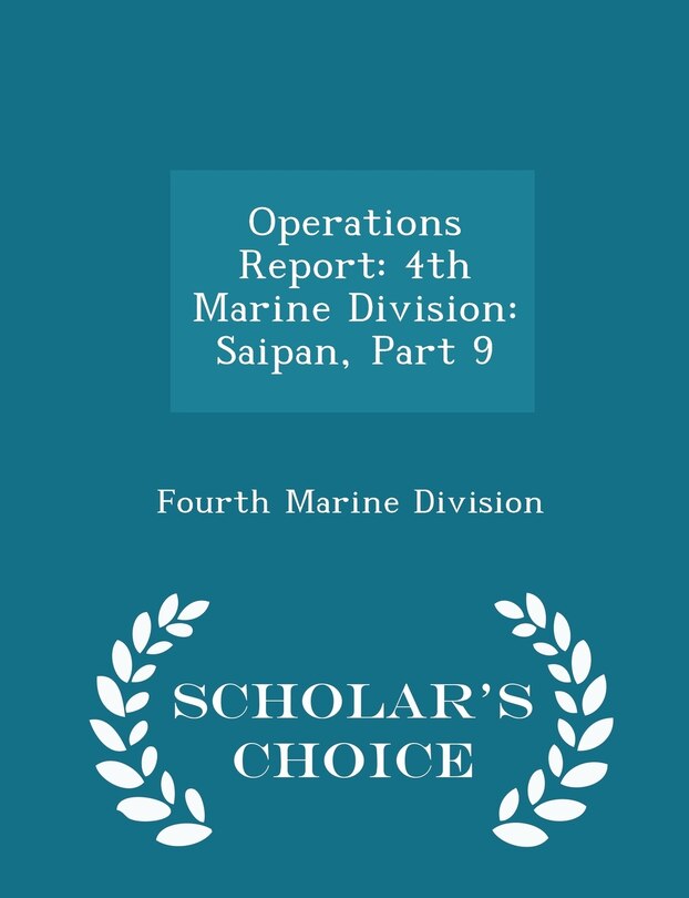 Couverture_Operations Report