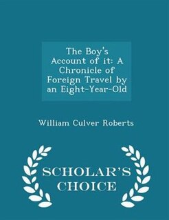 Front cover_The Boy's Account of it