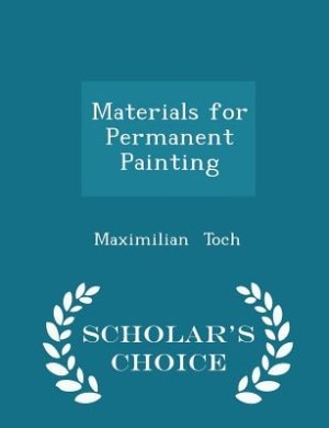 Front cover_Materials for Permanent Painting - Scholar's Choice Edition