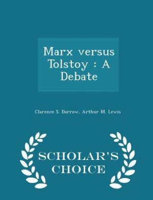 Front cover_Marx versus Tolstoy