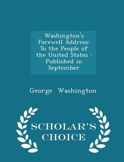 Couverture_Washington's Farewell Address